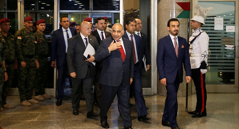 رئيس الوزراء العراقي يواصل محادثاته مع البرلمان لإكمال تشكيلته الوزارية