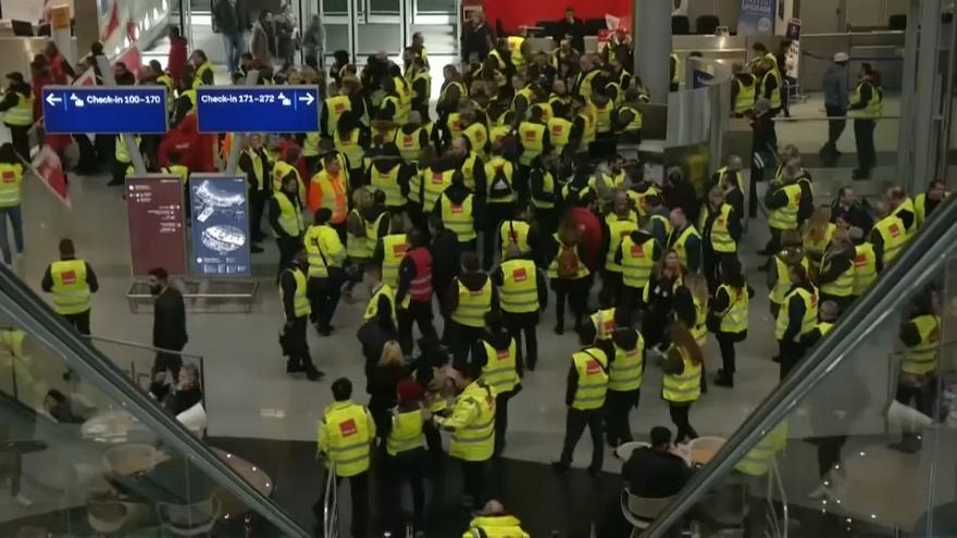 مطارات المانيا تواصل الاضراب والغاء لمئات الرحلات