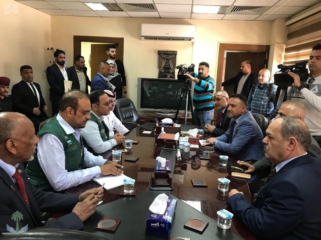 وفد مركز الملك سلمان للإغاثة يزور مستشفى الأمل للأورام في بغداد