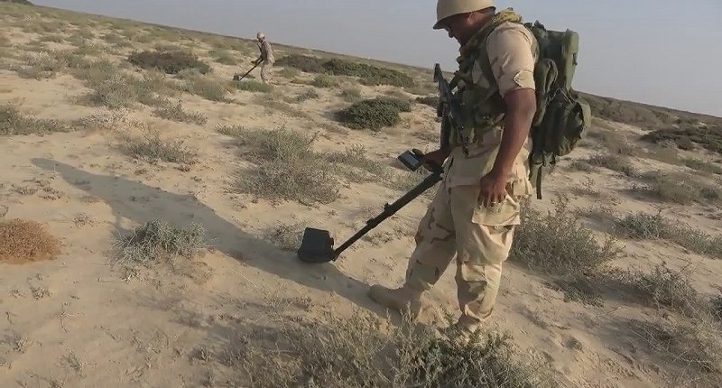 انتزاع 1000 لغم أرضي غرب محافظة تعز اليمنية