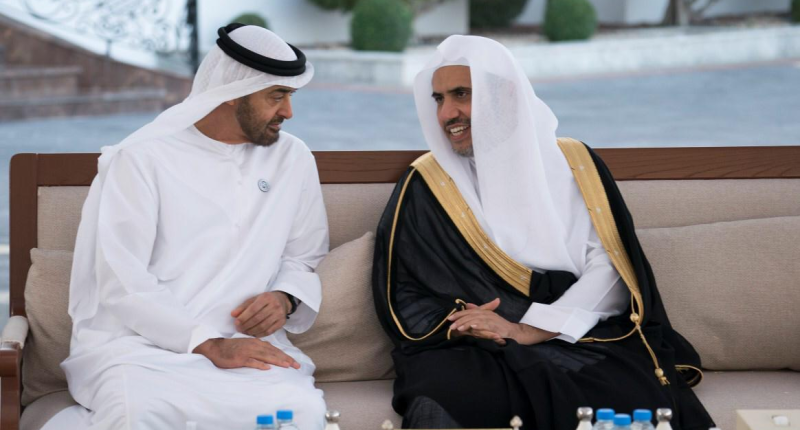 الشيخ محمد بن زايد يستقبل د.العيسى 