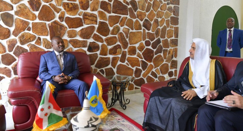 رئيس بوروندي يشيد بدور رابطة العالم الإسلامي في تعزيز السلام والتعايش بين الشعوب