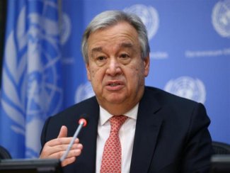  الأمين العام للامم المتحدة يطالب بحل شامل وعادل ودائم للقضية الفلسطينية 