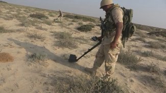 انتزاع 1000 لغم أرضي غرب محافظة تعز اليمنية