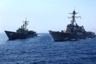 البحرية السعودية تختتم مشاركتها في التدريب الرباعي