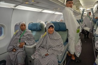 وصول 500 حاج فلسطيني من ضيوف خادم الحرمين الشريفين إلى مكة المكرمة 