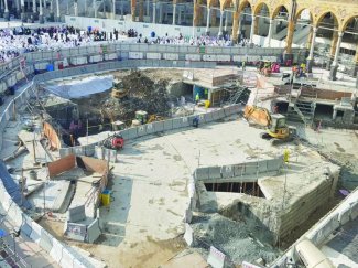 إنجاز 41% من خطوط خدمة بئر زمزم تحت الكعبة