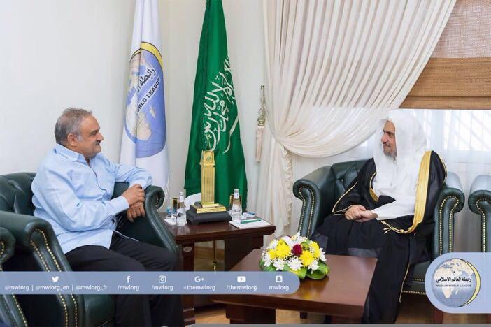 Le Secrétaire Général rencontrant aujourd'hui l'Ambassadeur d'Afrique du Sud au Royaume d'Arabie Saoudite M. Saad Cachalia.