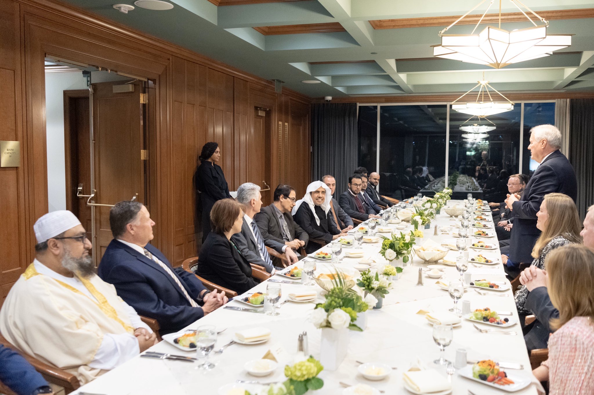 Les responsables de la communauté mormone organisent  un dîner en l’honneur du D.Mohammad Alissa avec la présence de représentants politiques et musulmans.