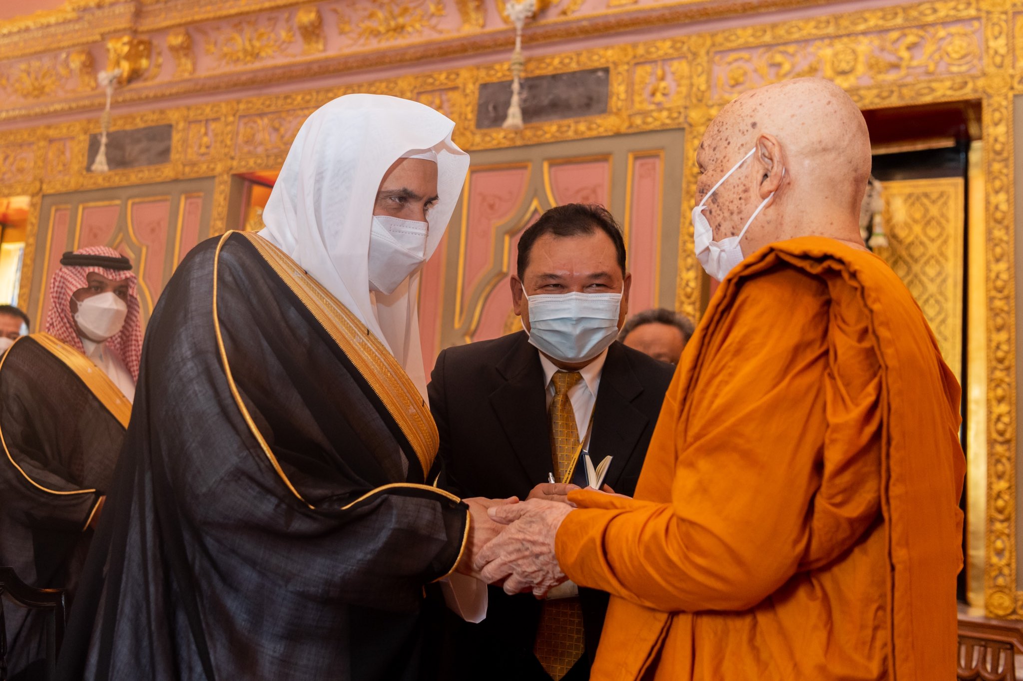 شیخ ڈاکٹر محمد العیسی کا تھائی لینڈ کی بدھ مت قیادت سے ملاقات