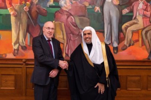 HE Dr. Mohammad Alissa met with Steingrímur J. Sigfússon, the Speaker of the Icelandic Parliament and discussed the importance of. peaceful coexistence among religions at Althingi, the oldest surviving parliament in the world