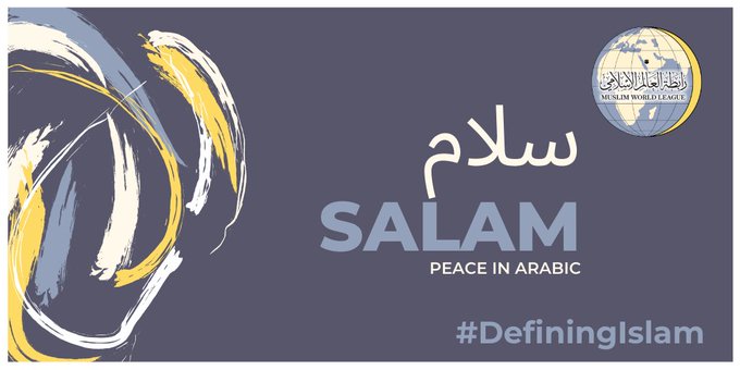In Arabic, Salam means Peace