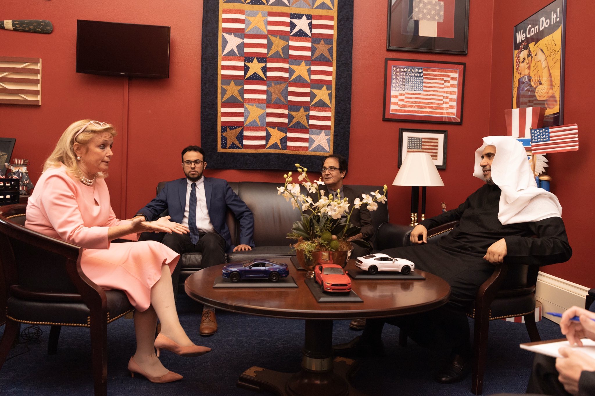 Le D.Mohammad Alissa a rencontré au Congrès américain la représentante du Michigan Mme Daby Danral avec qui il a traité de sujets d’initiative commune.
