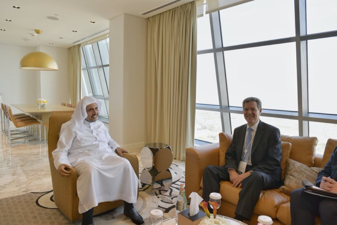 HE the SG Sheikh Dr. Mohammad Alissa received yesterday the US Ambassador for Religious Freedoms, 