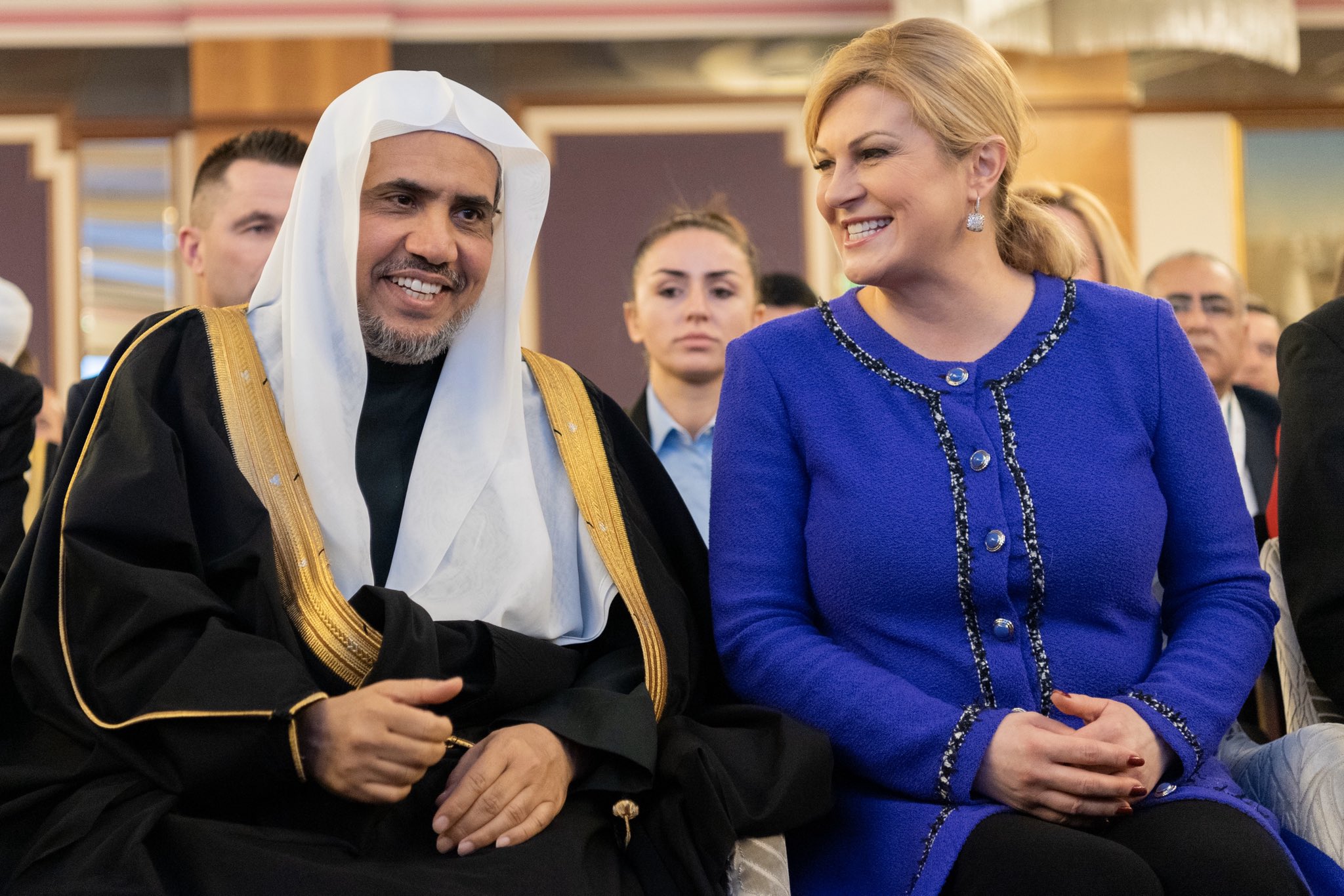 فخامة رئيسة جمهورية كرواتيا تفتتح في زغرب مؤتمر رابطة العالم الإسلامي حول الأخوة الإنسانية لتعزيز الأمن والسلام