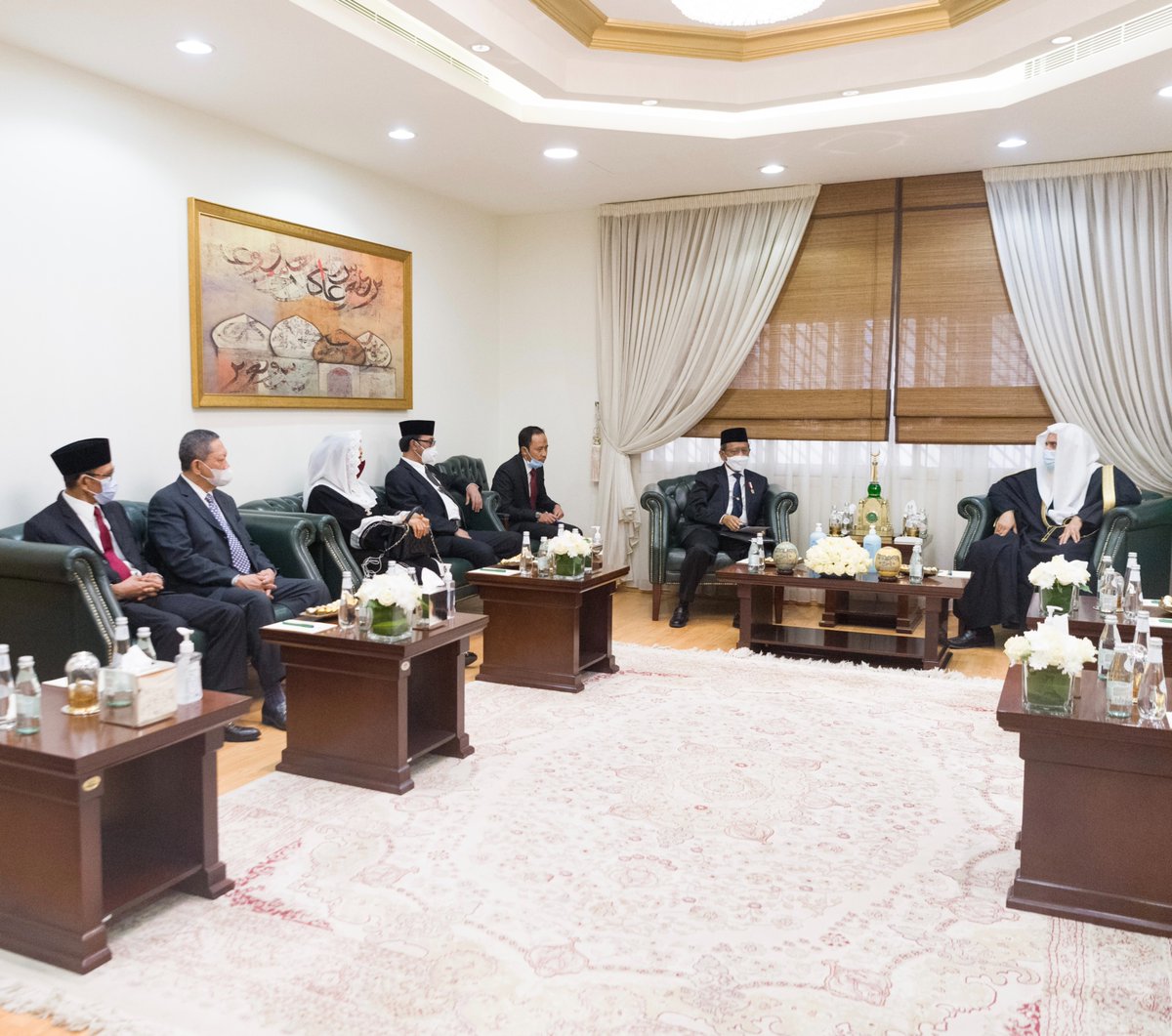 HE Dr. Mohammad Alissa hosted the Coordinating Minister for Political, Legal and Security Affairs of the Republic of Indonesia