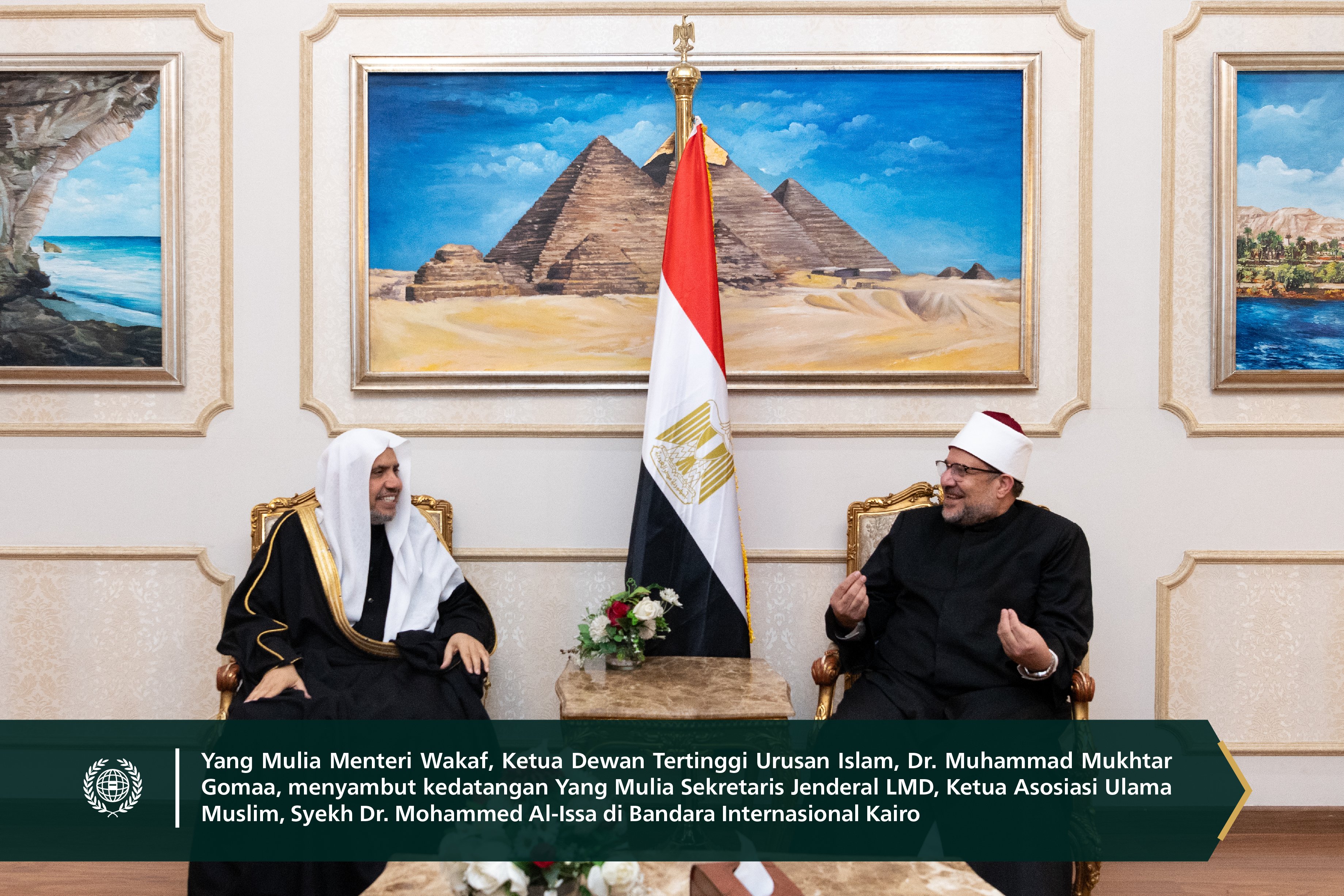 Cuplikan kunjungan Yang Mulia Sekretaris Jenderal LMD, Ketua Asosiasi Ulama Muslim, Syekh Dr. Mohammed Al-Issa, ke Republik Mesir.