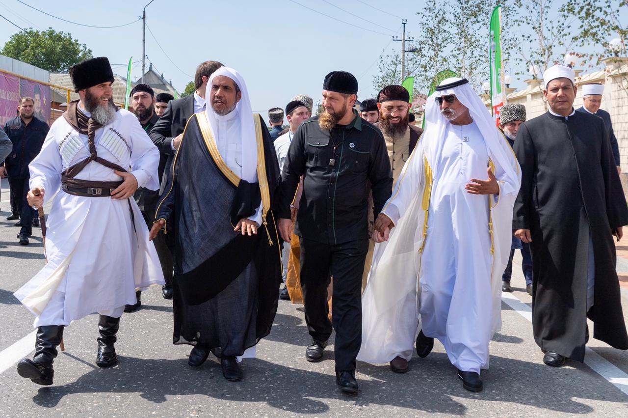 جمہوریہ چیچینیا میں یورپ کے سب سے بڑی جامع مسجد کا افتتاح،اسلامی ممالک کے نمائندگان کی شرکت