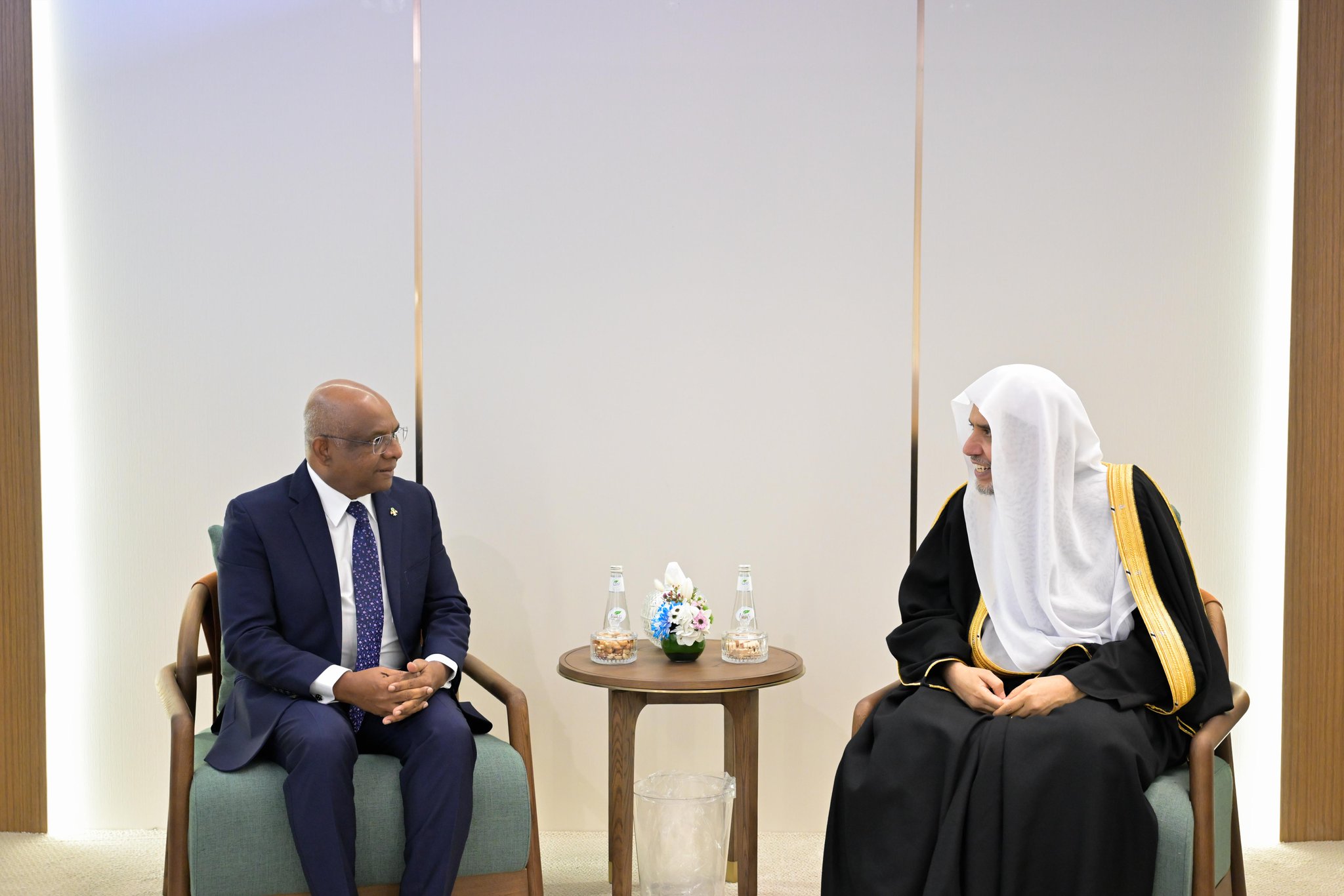 H.E. Sheikh Dr. Mohammed Alissa, met in Riyadh with H.E. Mr. Abdulla Shahid, former President of the United Nations General Assembly and an international advocate for Islamic and humanitarian affairs