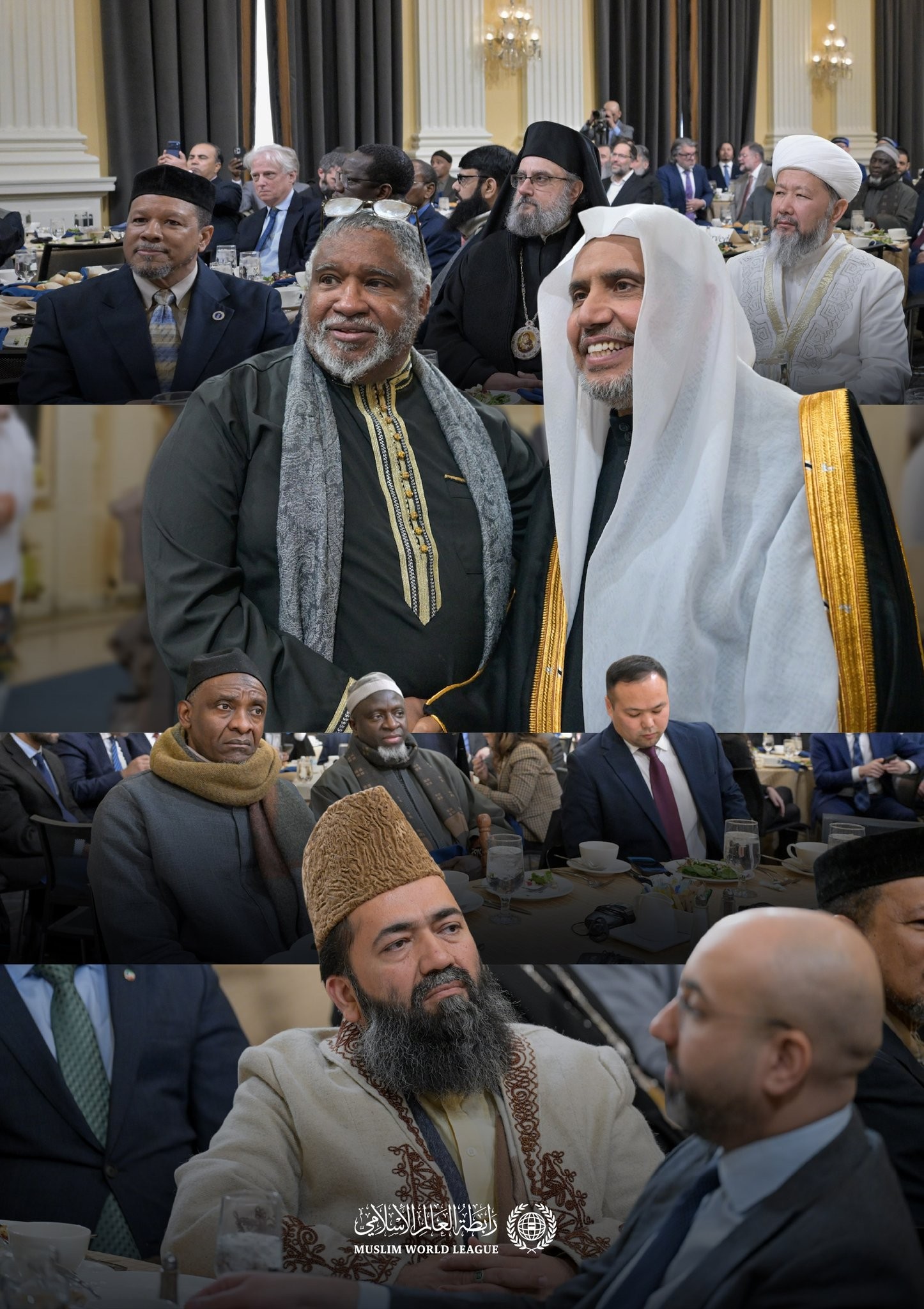 “Para pemimpin Islam” yang menghadiri acara penghargaan kepada Yang Mulia Sekretaris Jenderal LMD oleh para anggota “Partai Demokrat” dan “Partai Republik” di Kongres Amerika Serikat atas upaya beliau dalam “memerangi kebencian”