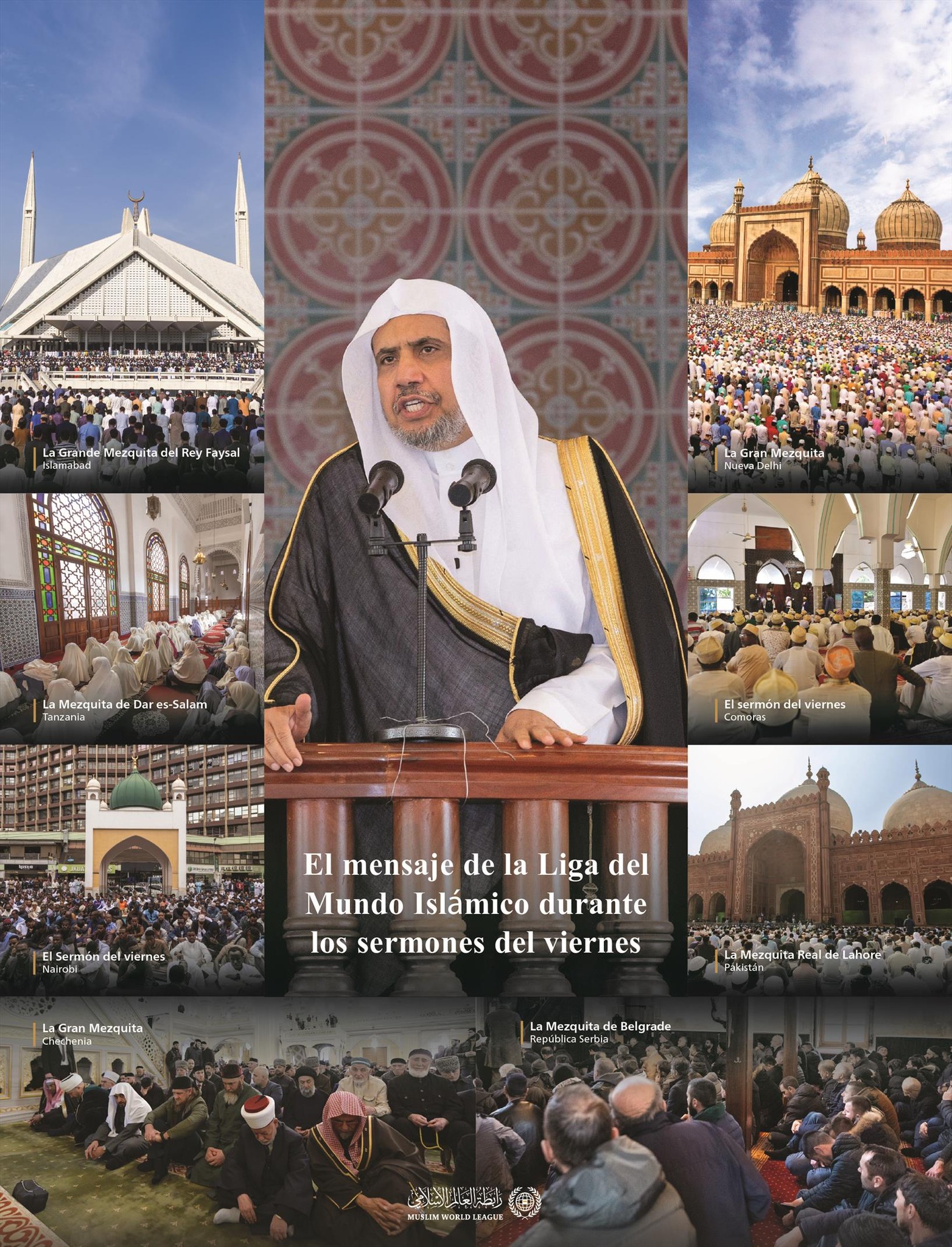 Los principales temas tratados en los discursos internacionales del Secretario General, Presidente de la Comisión de Ulemas, Sheij Mohammed Alissa