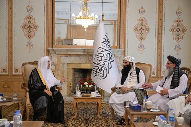 Sekretaris Jenderal Liga Muslim Dunia Bertemu Menteri Luar Negeri dan Menteri Dalam Negeri Afghanistan di Kabul