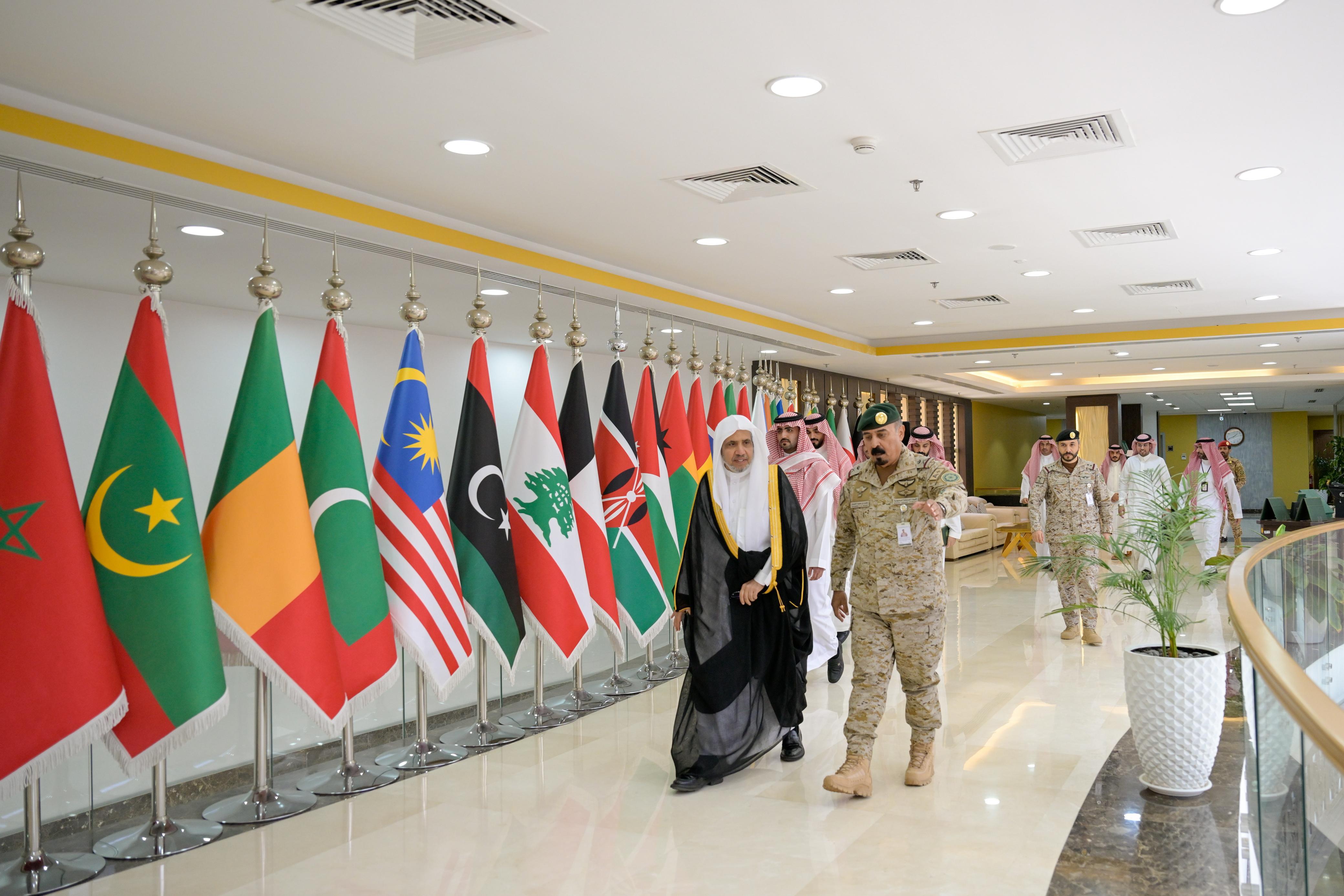 الأمين العام لرابطة العالم الإسلامي يحاضر في مقرّ "التحالف الإسلامي العسكري لمحاربة الإرهاب"