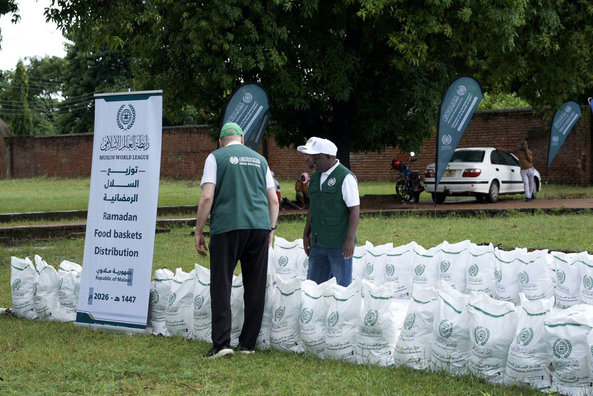 The Muslim World League continues distributing Ramadan food baskets to families in need across the globe. Here are the convoys dispatched to the Republic of Malawi