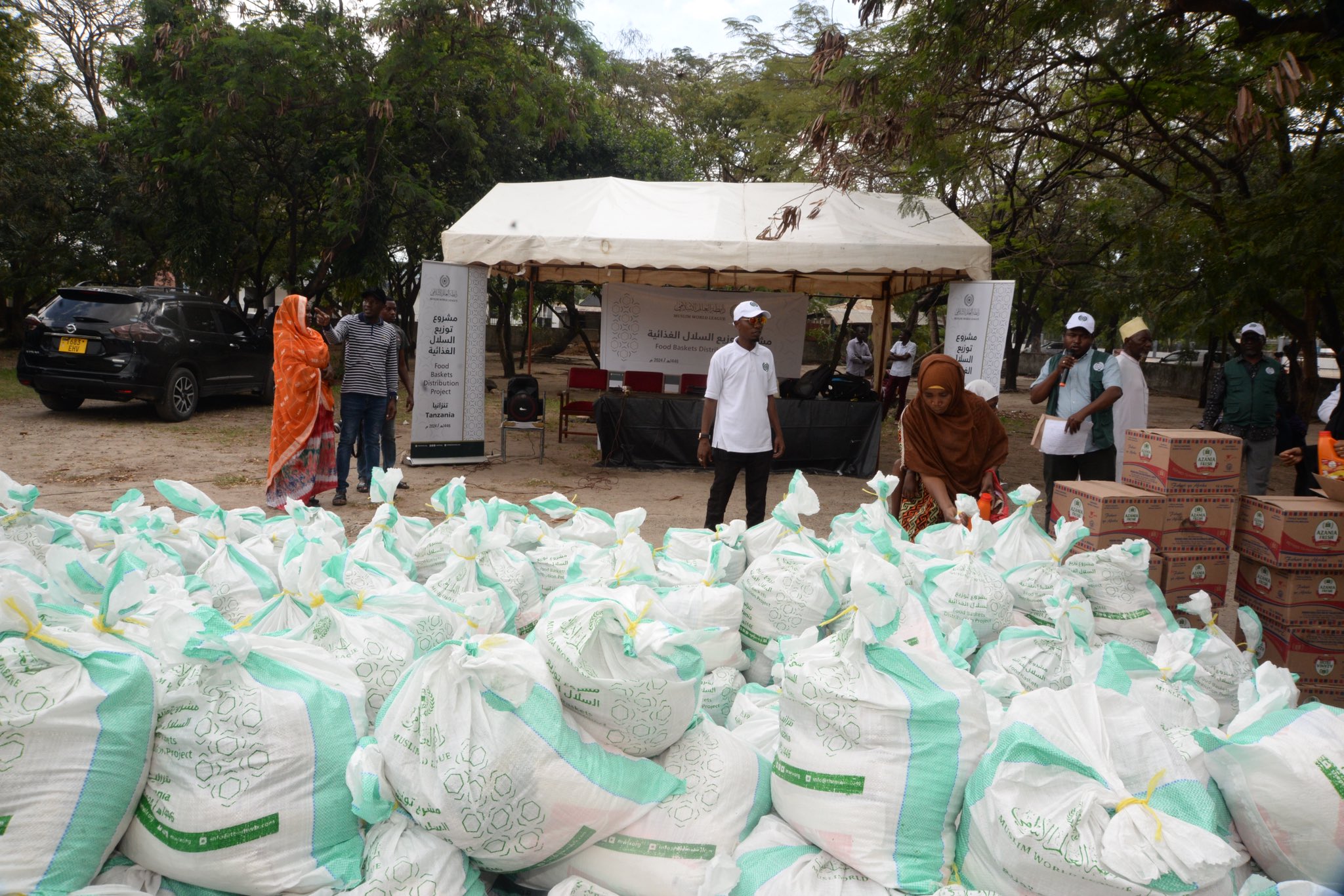 Kampanye bantuan darurat yang baru saja diselesaikan oleh Liga Muslim Dunia di Kota Dar es Salaam, Republik Tanzania