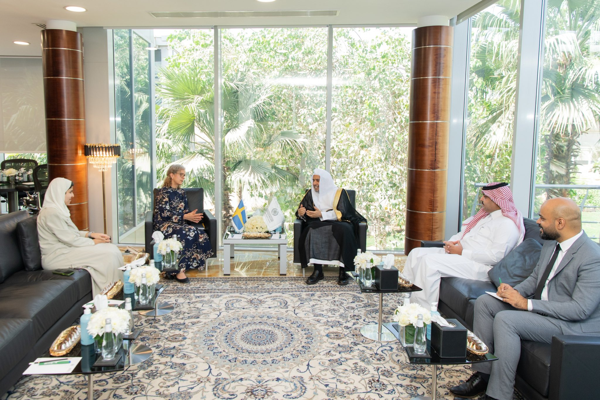 Dr. Al-Issa Meets with Sweden’s Ambassador-designate to the Kingdom of Saudi Arabia