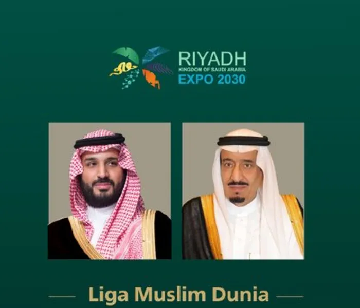 Liga Muslim Dunia mengucapkan selamat kepada Kerajaan Arab Saudi, para pemimpin dan rakyatnya, atas kemenangan yang layak untuk menjadi tuan rumah pameran "Expo":