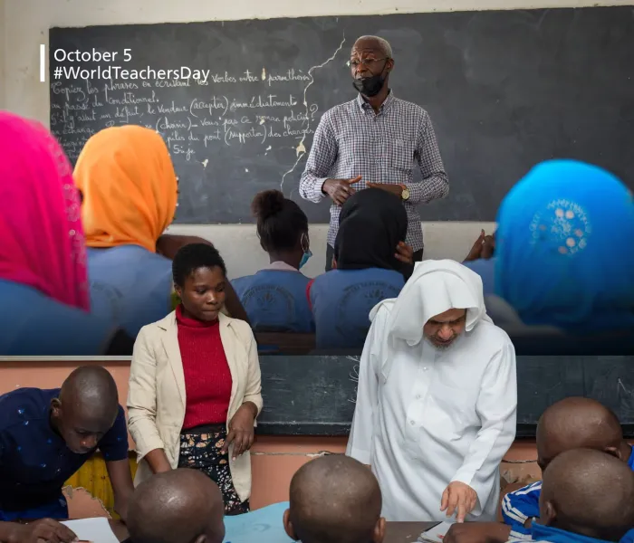 The Muslim World League supports teachers in their mission to instill values, foster awareness, and share knowledge, recognizing that empowering teachers is an investment in future generations.