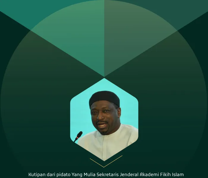 Kutipan dari pidato Yang Mulia Sekretaris Jenderal Akademi Fikih Islam Internasional, Syekh Dr. Koutoub Moustapha Sano, Profesor Katherine Marshall, pada Konferensi Internasional: "Iman dalam Dunia yang Berubah":