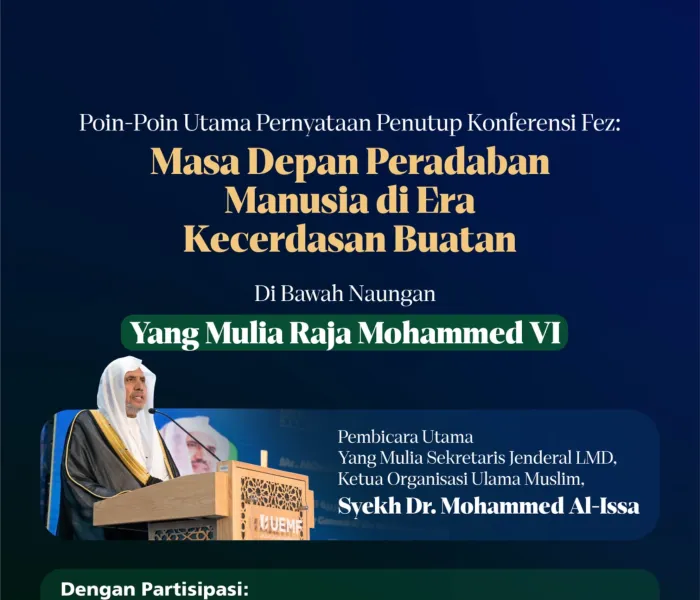 Yang Mulia Sekretaris Jenderal LMD, Syekh Dr.Mohammed Alissa   sebagai "Pembicara Utama", serta Perwakilan Tinggi PBB untuk Aliansi Peradaban, tokoh-tokoh dunia, serta para akademisi dan cendekiawan dari 75 negara