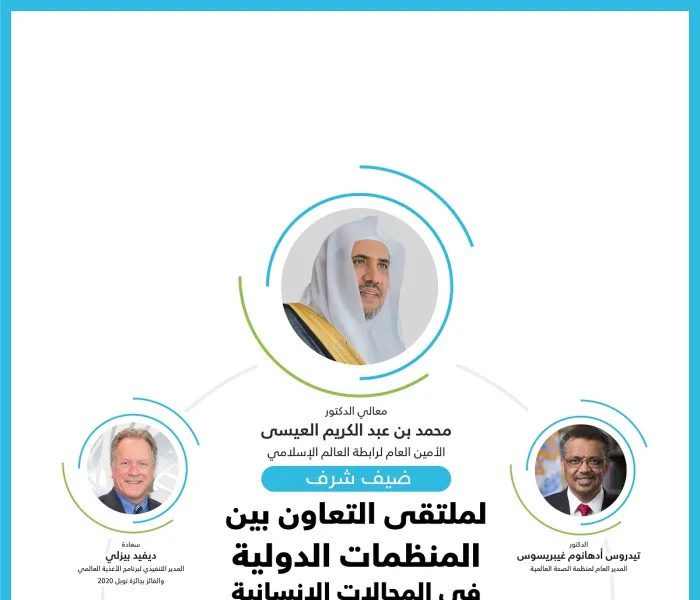 يشارك معالي أمين عام رابطة العالم الإسلامي‬⁩ في ملتقى “التعاون بين المنظمات الدولية في المجالات الإنسانية” في جنيف