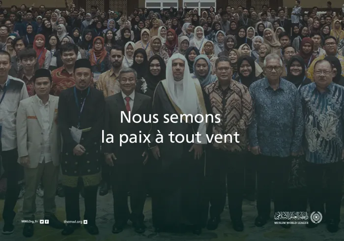Notre message : « la paix avec la Terre et l’Homme »