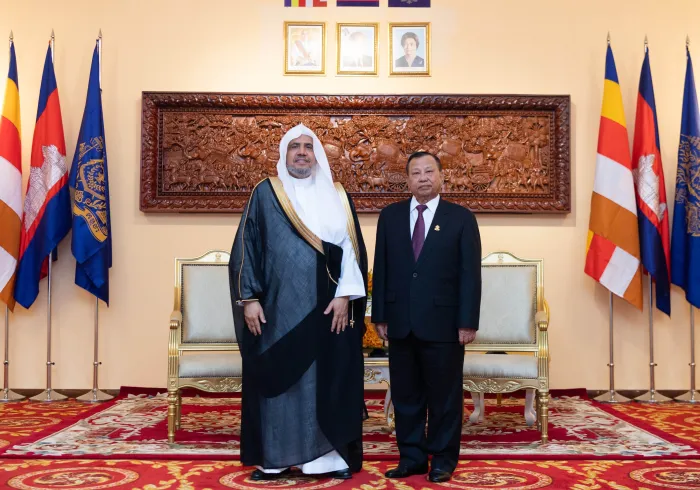 MohammadAlissa rencontre Mr. Chee Sim le Président du Sénat cambodgien