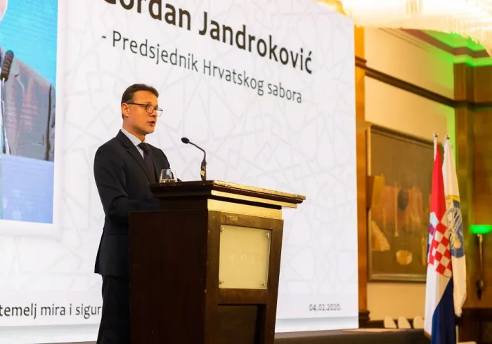 معالي رئيس برلمان كرواتيا: أحيي رابطة العالم الإسلامي على مبادرتها بعقد هذا المؤتمر