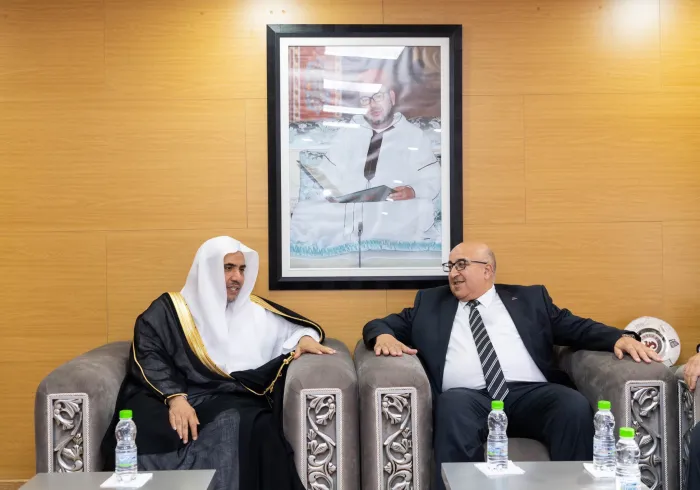 Le doyen de l’université « Mohamed 5 » au Maroc célèbre la visite du cheikh D. Mohammad Alissa.