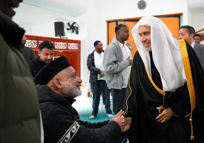 Sekretaris Jenderal Liga Muslim Dunia Mengunjungi Masjid An-Nur di Christchurch, Selandia Baru.. dan Mengumumkan Komitmen LMD untuk Membangun Kembali Masjid Tersebut