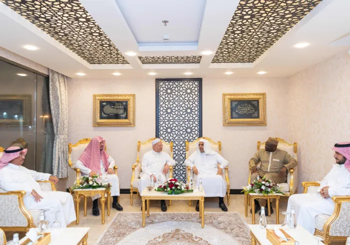 Mohammad Alissa a reçu à Mina le grand mufti d’Egypte le SG du Comité saoudien des grands savants