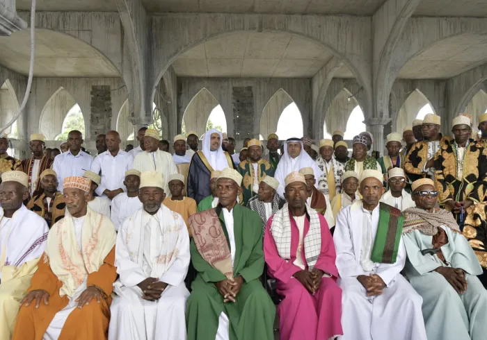 معالي الشيخ د.محمد العيسى⁩ عقب لقائه بعدد من العلماء والمرشدين والخطباء الأفارقة.