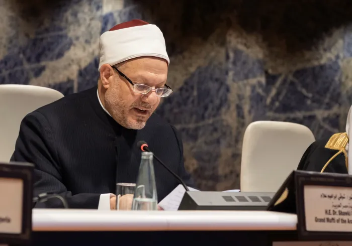 ڈاکٹر شوقی علام ،مفتی اعظم مصر کا اقوام متحدہ میں رابطہ عالم اسلامی کی کانفرنس میں خطاب