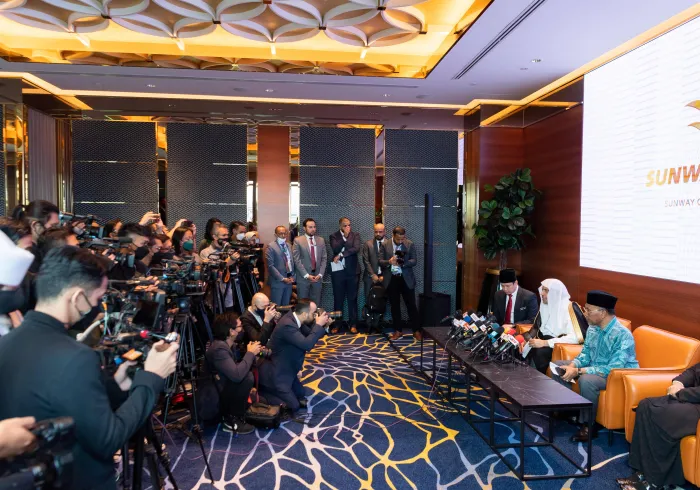 D. Mohammed Alissa tient une conférence de presse sur les réalisations du congrès historique des oulémas de l’Asie du Sud-Est organisé à Kuala Lumpur