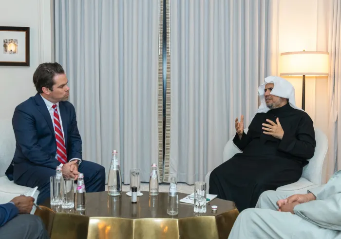 Mohammad Alissa a rencontré à Washington Adam Philips directeur du Centre interconfessionnel de l’Agence américaine pour le développement international