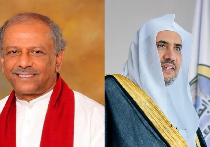 سری لنکا کے وزیر خارجہ کا ڈاکٹر العیسی سے ٹیلیفون پر رابطہ