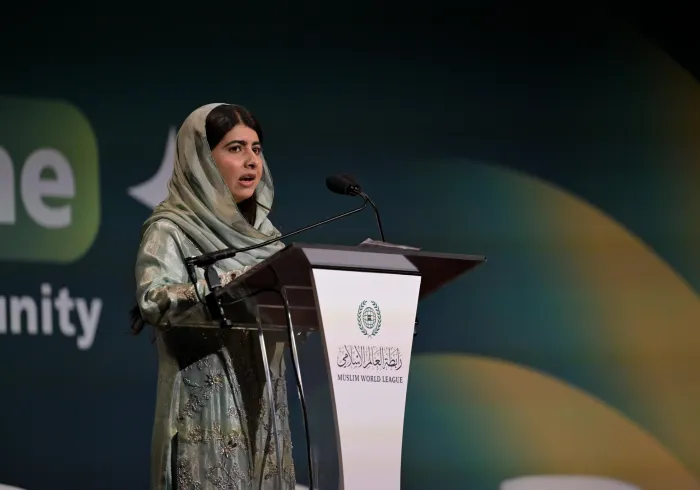 Ms. Malala Yousafzai, a leading global advocate for girls’ education, supported by the United Nations through International Malala Day, a Nobel Peace Prize laureate, and known for her distinguished perspective on artificial intelligence
