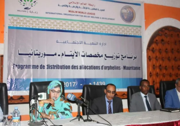 La LIM représentée par l’OMSPD a reçu à Nouakchott, capitale de la Mauritanie les allocations pour près de 1567 orphelins.