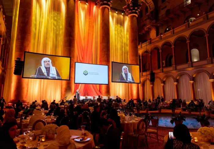 معالي الشيخ د. محمد العيسى‬⁩ في ملتقى القيادات الإسلامية بأمريكا الشمالية والجنوبية: يسرني رؤية المجتمعات المسلمة في الأمريكتين تجمعهم الأخوة والتفاهم والتعاون