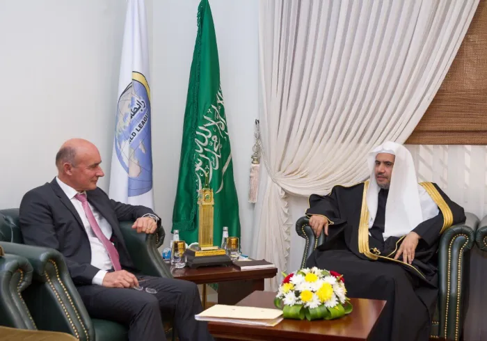 Le SG recevant l’Ambassadeur d’Allemagne auprès du Royaume d’Arabie Saoudite, ils ont traité de sujets d’intérêt commun. 